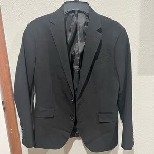 jf j.ferrar Black Men's Blazer 38S Slim Fit EUC